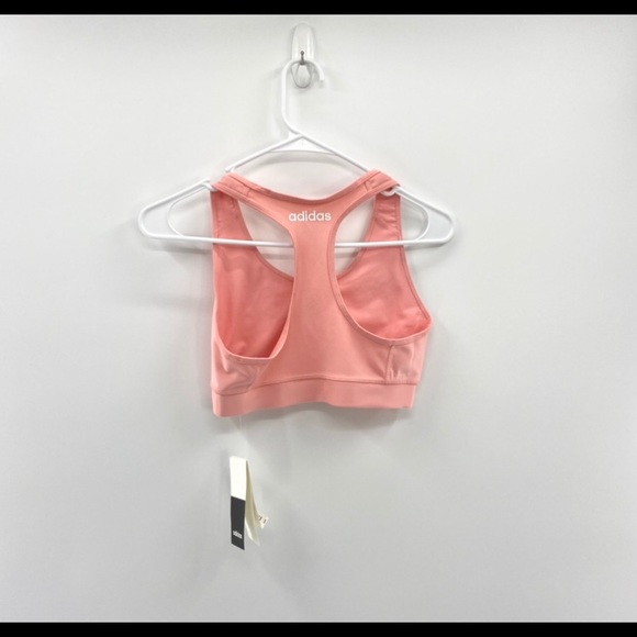 Adidas Graphic Bra ‘Glo Pink’ and 3S ‘Black’ Shorts Woman’s Size Large - Picture 3 of 4